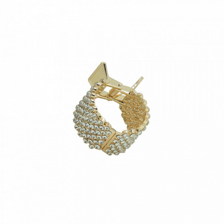Pince Anneau Doré avec Strass