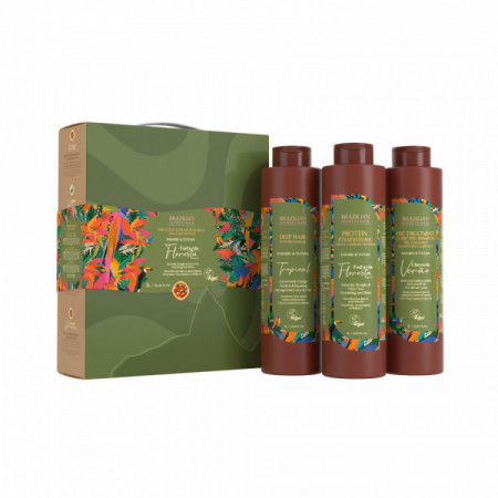 Kit lissage à base de protéines Força da Floresta