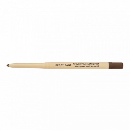 Crayon yeux rétractable waterproof brun - tracé précis, tenue longue durée