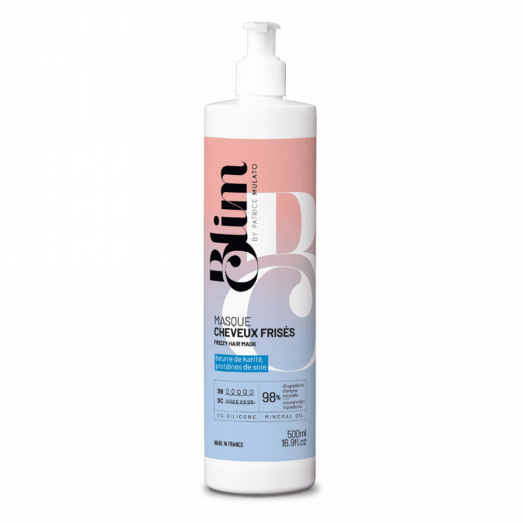 Masque cheveux frisés - nutrition, souplesse, brillance
