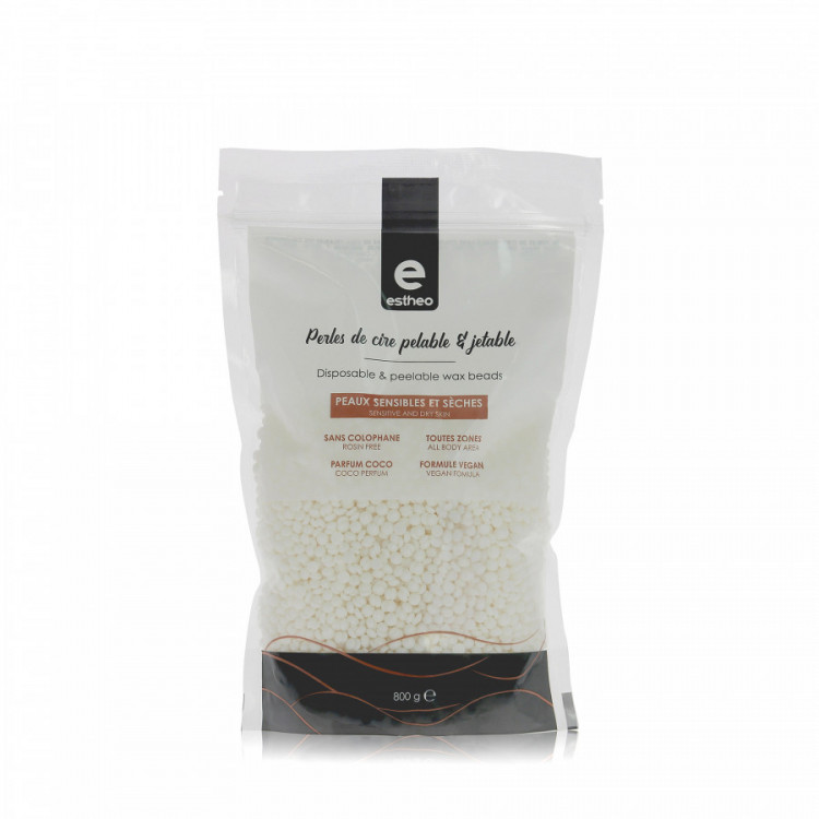 Perles de cire pelable Coco sans colophane - jetable