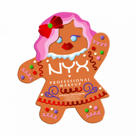 Palette yeux Gingerbaddie - pigments intenses, finis variés, look festif