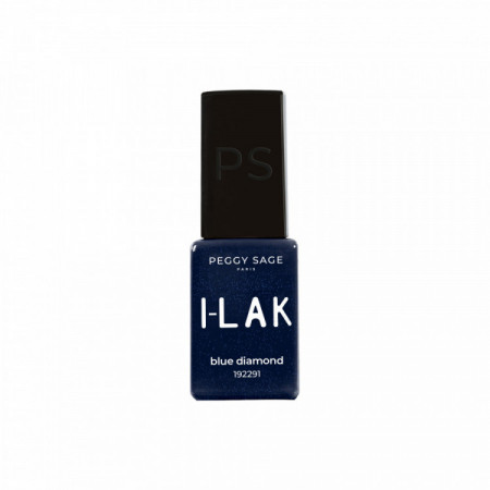 Vernis semi-permanent I-LAK Blue Diamond - bleu nuit scintillant