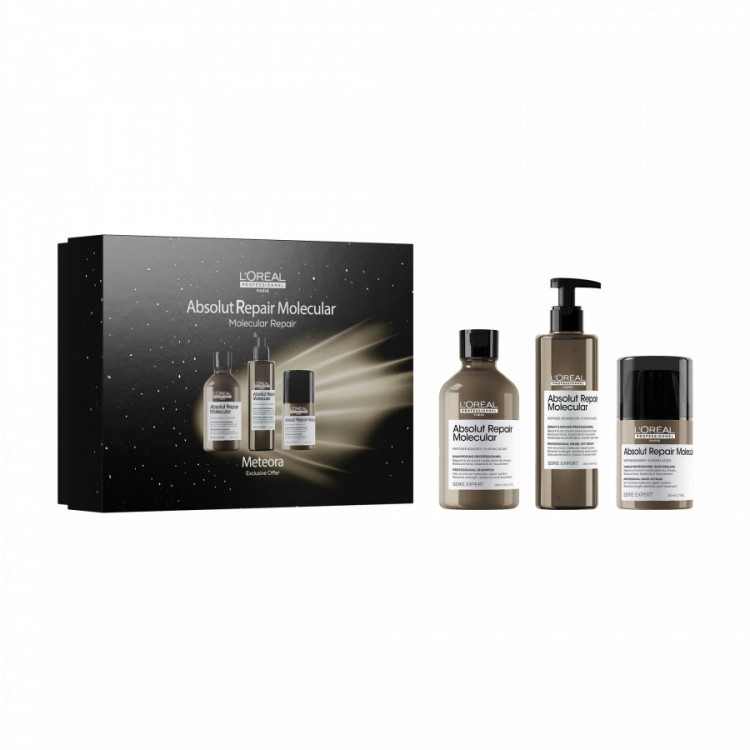 Coffret trio capillaire Absolut Repair Molecular - réparation, force, élasticité