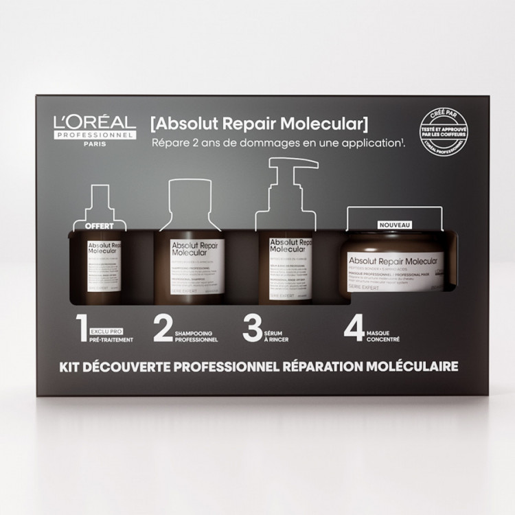 Kit soins Absolut Repair Molecular - réparation, force, élasticité