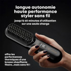 Brosse chauffante et lissante compacte sans fil Straight&Co