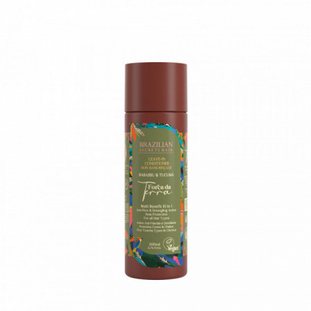 Soin sans rinçage multi-bénéfices Força Da Terra - tous types de cheveux 200ml
