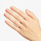 Vernis à ongles Queens Rule – pêche irisé lumineux, brillance 7 jours