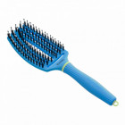 Fingerbrush Care Iconic Boar&Nylon Turbo Blue - flexible, douce, anti-casse
