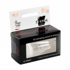 Kit racloir & tampon Stamping transparent