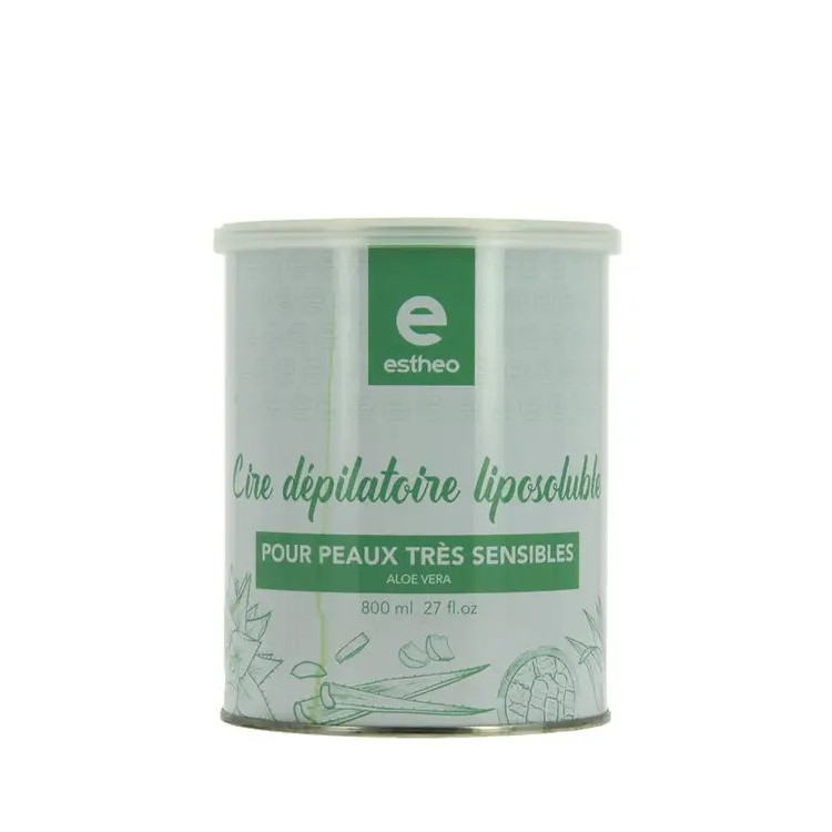 Pot de cire dépilatoire liposoluble Aloe Vera