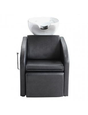 Bac de lavage accoudoirs concaves avec repose jambes ajustable 53x65x74 cm