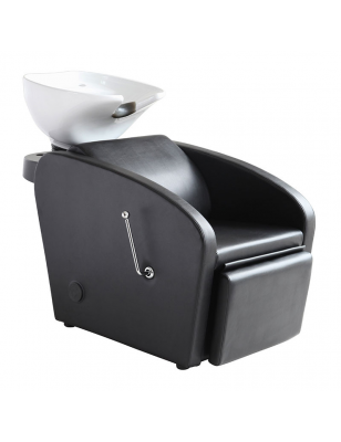 Bac de lavage accoudoirs concaves avec repose jambes ajustable 53x65x74 cm