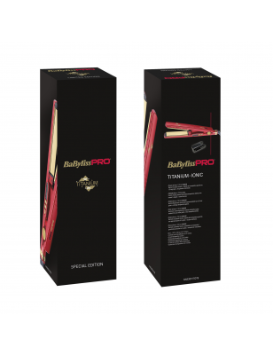 Lisseur titanium rouge Lisseur titanium rouge