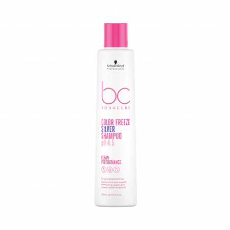 Shampooing argent cheveux blancs et éclaircis pH 4.5 Color Freeze