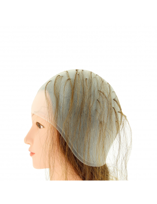 Bonnet à mèches en silicone pré-percé