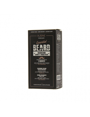 Teinture barbe et moustache Kit Châtain foncé