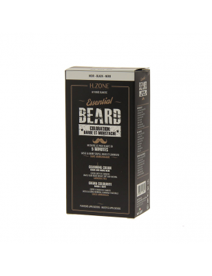 Teinture barbe et moustache Kit Noir