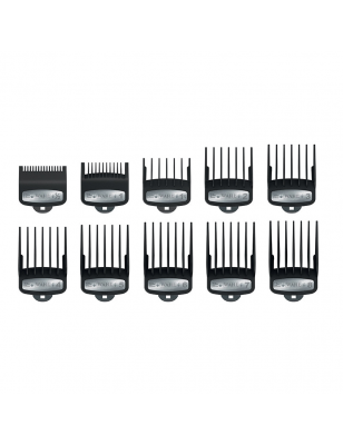 Lot de 10 faux-peignes Premium tondeuse Wahl Noir