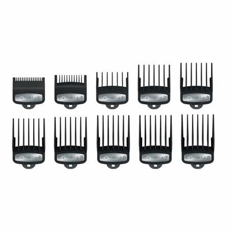 Lot de 10 faux-peignes Premium tondeuse Wahl Noir