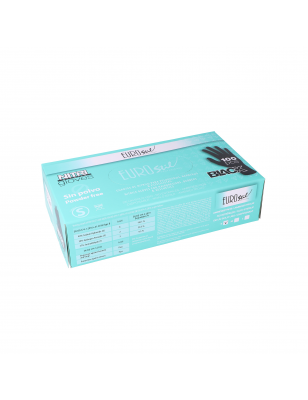 Boite de 100 gants en Nitrile AQL 1.5 Noir - Taille S