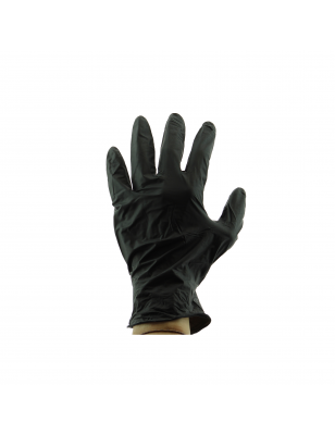 Boite de 100 gants en Nitrile AQL 1.5 Noir - Taille S