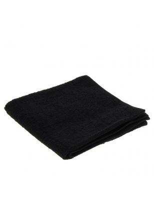 Serviette coton grand teint Noire 50x80cm