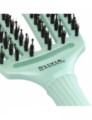 Brosse démêlante Fingerbrush Artic Teal - Care Iconic Boar&Nylon
