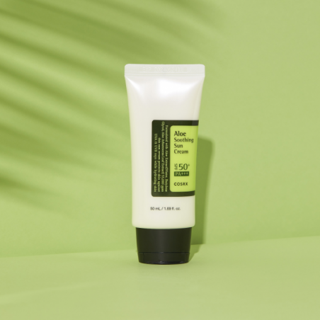 Crème solaire apaisante à l’aloès SPF50+ PA+++