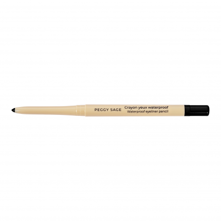Crayon yeux rétractable waterproof noir - tracé précis, tenue longue durée