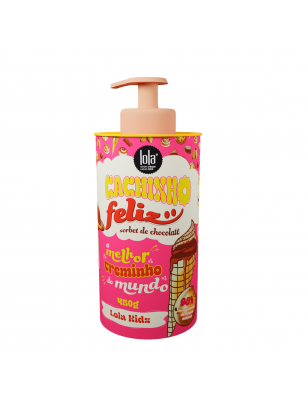 Crème coiffante Cachinho Feliz Chocolate - nutrition intense et boucles définies
