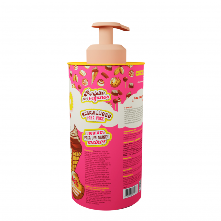 Crème coiffante Cachinho Feliz Chocolate - nutrition intense et boucles définies