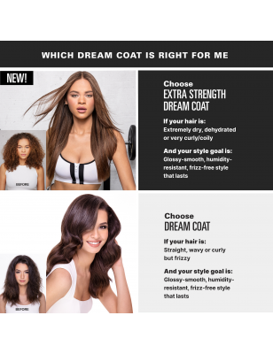 Spray Extra Strength Dream Coat - anti-frisottis, éclat, lissage longue durée