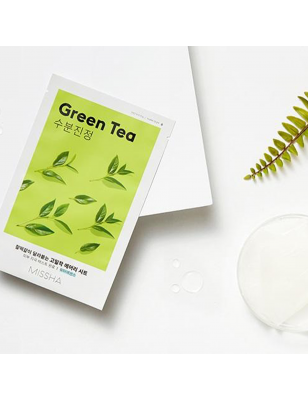 Masque tissu hydratant Green Tea - hydratation, confort, fraîcheur