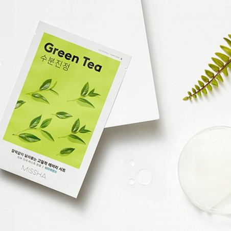Masque tissu hydratant Green Tea - hydratation, confort, fraîcheur