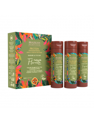 Kit de lissage à base de Protéines Força Da Floresta (3x120ml)