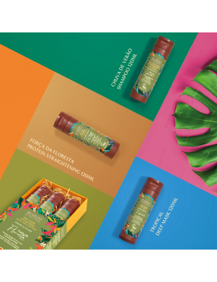 Kit de lissage à base de Protéines Força Da Floresta (3x120ml)