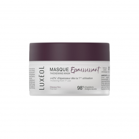 Masque Épaississant – épaissit, démêle, apporte légèreté