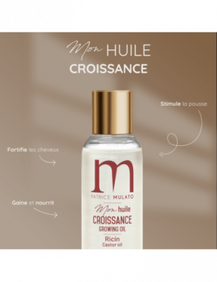 Huile de croissance au Ricin - stimule, fortifie, nourrit