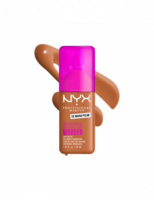 Fond de teint mat naturel couvrance modulable Make'em Wonder - 29 Warm Pecan