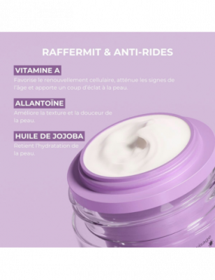 Crème jour anti-âge visage – fermeté, hydratation, éclat