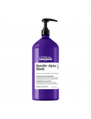 Shampoing disciplinant Keratin Alpha Sleek - lissage, anti-frisottis & discipline