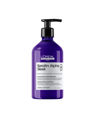 Shampoing disciplinant Keratin Alpha Sleek - lissage, anti-frisottis & discipline
