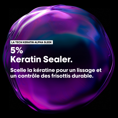 Sérum lissant miroir Keratin Alpha Sleek 50ml