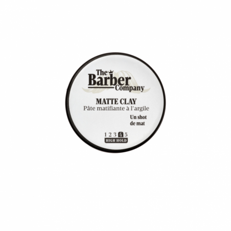 Pâte coiffante Matte Clay – fixation forte, effet mat, tous cheveux