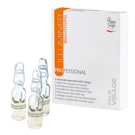 Ampoules éclat visage x3