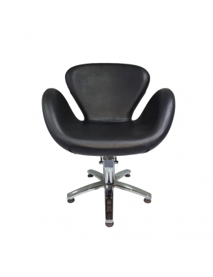 Fauteuil Flora Noir 90x66cm
