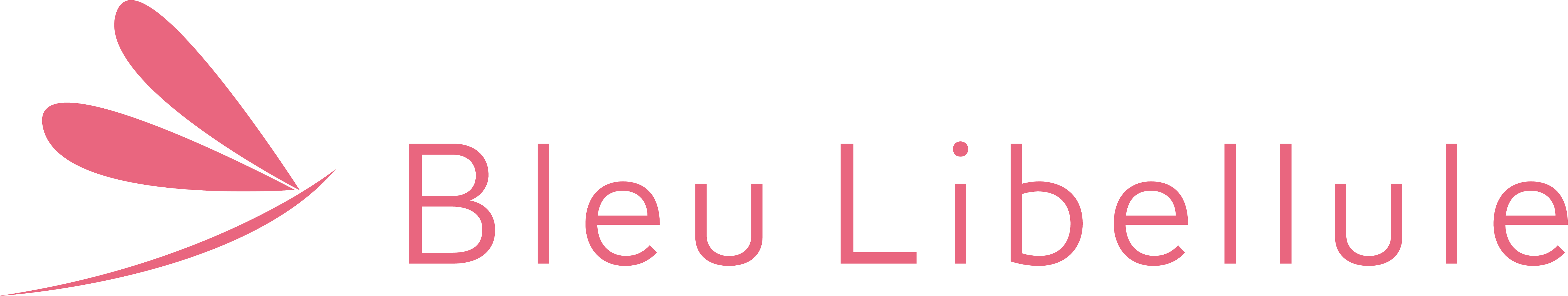 Logo Bleu Libellule