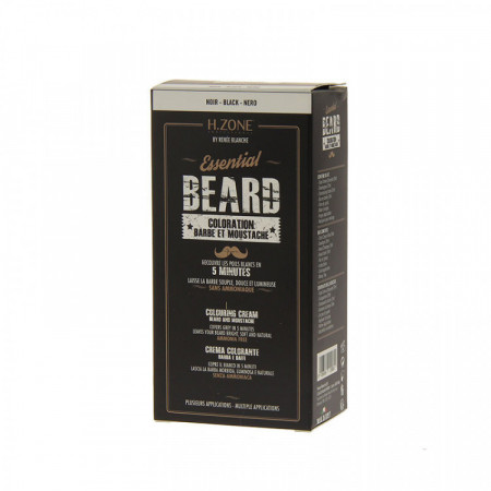 Teinture barbe et moustache Kit Noir