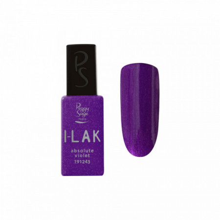 Vernis semi-permanent I-LAK soak off gel polish absolute violet